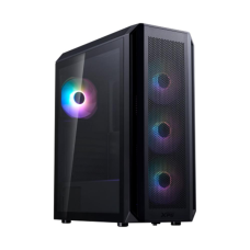 GABINETE XPG VALOR AIR PLUS S/FUENTE ATX 4XFAN BK