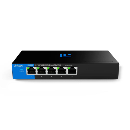 SWITCH 5 PUERTOS MULTIGIGABIT 2.5G NO ADMIN LINKSY SWITCH 5 PUERTOS MULTIGIGABIT 2.5G NO ADMIN LINKSY