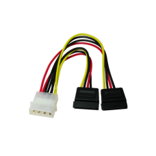 CABLE Y SPLITTER SATA DE 1 MOLEX A 2 SATA