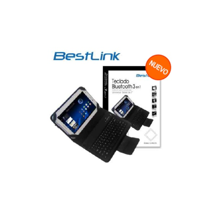 TECLADO BLUETOOTH CON CARCAZA PARA TABLET UNIVERSAL 7