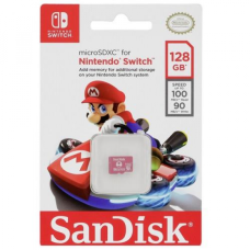 MEMORIA MICROSD 128GB SANDISK CLASE 10 FOR NINTENDO P/N SDSQXAO-128G-GNCZN