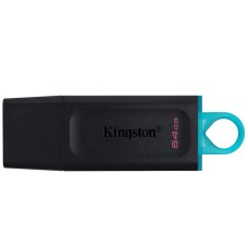 PENDRIVE KINGSTON 64GB EXODIA BLACK TEAL  USB 3.2GEN  P/N DTX/64GB