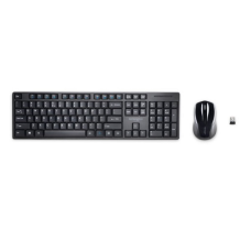 KIT TECLADO Y MOUSE KENSINGTON PRO FIT LOW PROFILE NEGRO P/N K75235CL