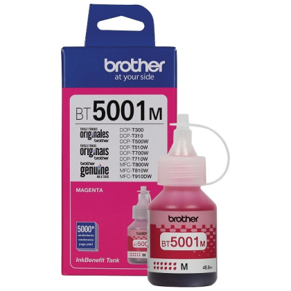 BOTELLA DE TINTA BROTHER MAGENTA P/N BT-5001M