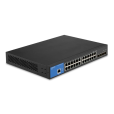 SWITCH LINKSYS  24 PUERTOS 24 X 10/100/1000 + 4 X 10 GIGABIT SFP+ P/N LGS328C