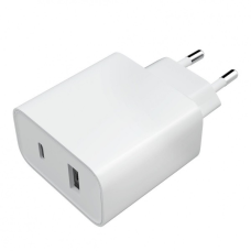 CARGADOR USB XIAOMI 33WATT - LITHIUM - TYPE-A+TYPE-C EU P/N 32427