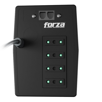 UPS FORZA  INTERACTIVA  500VA/250W 220V 4-ITALIAN RJ11 45-65HZ P/N NT-512C
