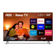 MONITOR TV AOC SMART ROKU 50