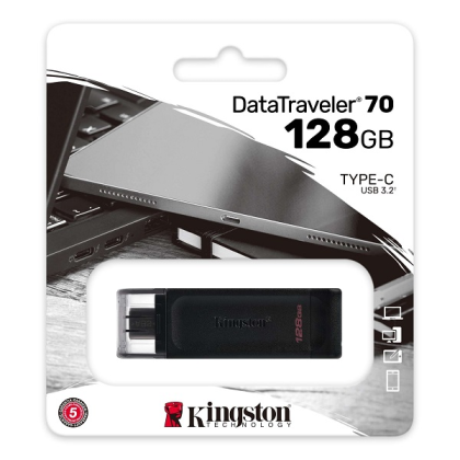 PENDRIVE KINGSTON 128GB DATATRAVELER 70 USB-C P/N  DT70/128GB