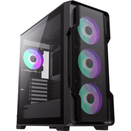 GABINETE GAMER GAMEMAX SIEGE BLACK