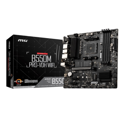 PLACA MADRE B550M PRO-VDH WIFI SAM4 DDR4 MICRO ATX P/N B550MPRO-VDHWIFI
