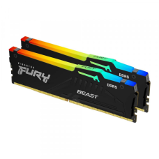 KIT DDR5 KINGSTON FURY 32GB 6000MT/S CL30 DIMM (KIT OF 2 X 16GB) BLACK RGB P/N KF560C30BBAK2-32