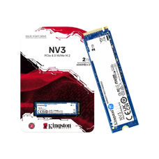 DISCO DE ESTADO SOLIDO KINGSTON 2TB NV3 NVME PCIE UP TO 6000/5000 MB/S M.2 2280 PCIE 4.0 X4 (NVME) P/N SNV3S/2000G
