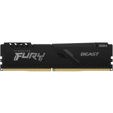 MEMORIA DDR5 16GB KINGSTON FURY BEAST 6000 MHZ CL40 NEGRA P/N KF560C36BBE2-16