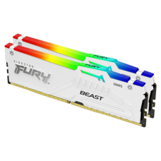 KIT DE MEMORIAS KINGSTON FURY DDR5 32GB 6000MT/S DDR5 CL30 (KIT OF 2 16GB) FURY BEAST WHITE
