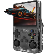 CONSOLA PORTATIL R36S DE 128GB BLACK CON JUEGOS PREINSTALADOS