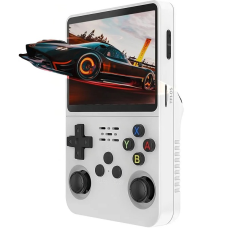 CONSOLA PORTATIL R36S DE 128GB WHITE CON JUEGOS PREINSTALADOS