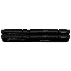 KIT MEMORIAS DDR5 KINSGTON FURY 32GB 6800MT/S  CL34 (KIT OF 2X16GB) NEGRAS P/N KF568C34BBEK2-32