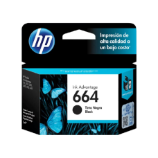TINTA HP 664 BLACK INK CARTRIDGE