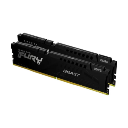 KIT DE MEMORIAS KINGSTON FURY BEAST 64GB 6000MT/S DDR5 CL30 DIMM (KIT OF 2 X 32GB )