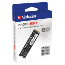 DISCO SSD VERBATIM 512GB M.2 PCIEX 3.0 X4 VI3000 P/N 49374