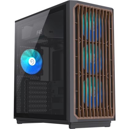 GABINETE GAMER GAMEMAX F45 BW SIN FUENTE