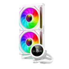 SISTEMA DE REFRIGERACION LIQUIDA GAMEMAX WATERCOOLING ICEBURG 240 DIGITAL WHITE ( S1700 READY Y AM5 ) P/N ICEBURG-240-DIGITAL-WH