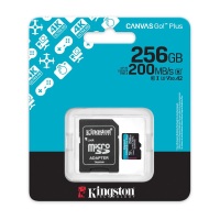 256GB MICROSDXC CANVAS GO PLUS GEN4 200MB/S A2 U3