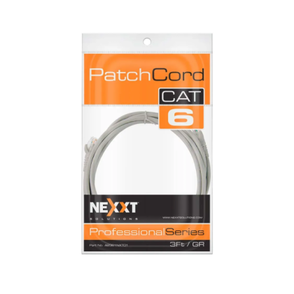PATCH CORD NEXXT CAT6 1M GRIS P/N 798302030534