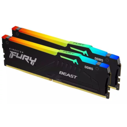 KIT DE MEMORIAS KINGSTON FURY DDR5 32GB 6000MT/S CL36 DIMM (2X16GB) RGB - KF560C36BBE2AK2-32 KIT DE MEMORIAS KINGSTON FURY DDR5 32GB 6000MT/S CL36 DIMM (2X16GB) RGB - KF560C36BBE2AK2-32