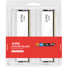 KIT DE MEMORIAS DDR5 ADATA-XPG LANCER 32GB 6000MHZ WHITE ( 2X16GB ) P/N AX5U6000C3616G-DTLABWH
