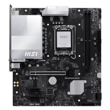 PLACA MADRE MSI PRO H810M-B WIFI 6E P/N 911-7E64-003 PLACA MADRE MSI PRO H810M-B WIFI 6E P/N 911-7E64-003