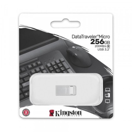 256GB DATATRAVELER MICRO 200MB/S METAL USB 3.2 GEN