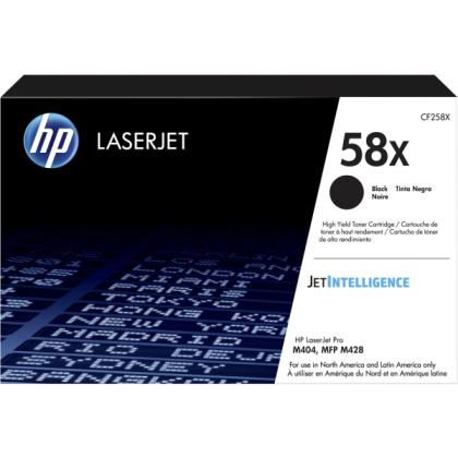 TONER ORIGINAL HP 58X NEGRO P/N CF258X