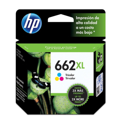 TINTA HP 662XL TRI-COLOR INK CARTRIDGE