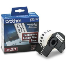 CINTA ROTULADORA BROTHER DK2211 NEGRO EN BLANCO 29MM X 15M - DK2211