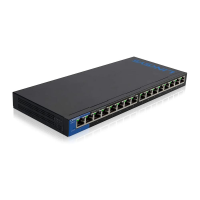 SWTICH LGS116P LINKSYS 16-PORT GIGABIT POE SWITCH